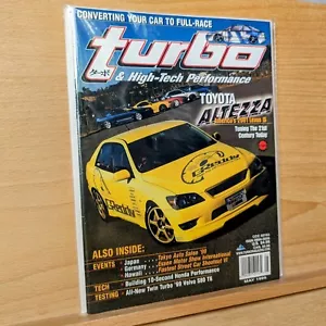 Turbo & High-Tech Performance Magazine May 1999 Lexus IS MINT No Label - Foto 1 di 5