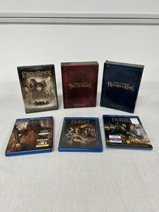 Lord of the Rings and The Hobbit movie collection DVD and Blu-ray - Picture 1 of 9