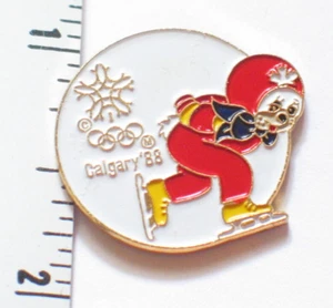 Calgary Olympics 1988 Canada Speed Skating Pin - Picture 1 of 1