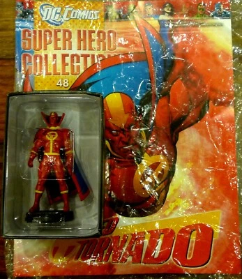 (Eaglemoss) ~ DC Comics Super Hero Collection: Edición #48 Red Tornado ~  Foto 1 de 4
