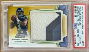 Bowman Sterling Jumbo Rookie Relics Gold Refractor 2012 PSA 10 POP 1 7/25 - Imagen 1 de 2
