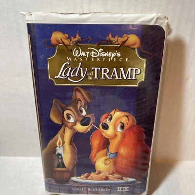 Lady and the Tramp (VHS, 1998) Disney Masterpiece Collection - Image 1 of 4