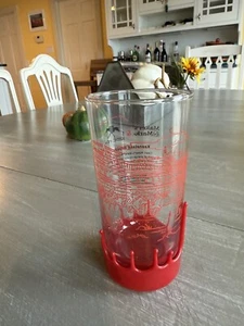 2022 MAKER’S MARK Cocktail Long Drink Glass Waxed Bottom Collectors Keeneland - Picture 1 of 4