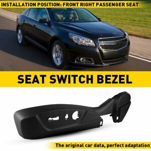Driver Side Seat Power Seat Switch Panel Bezel Trim BLACK For 2013-2016 Malibu