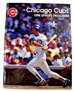 Chicago Cubs 1994 Spring Training Program Mesa Arizona eRROR? - Picture 1 of 7