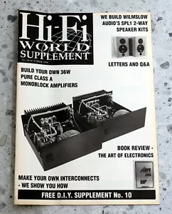 Hi-Fi WORLD Hi-Fi Supplement vintage Audio Hi-Fi magazine NO 10 OCTOBER 1994 - Picture 1 of 3
