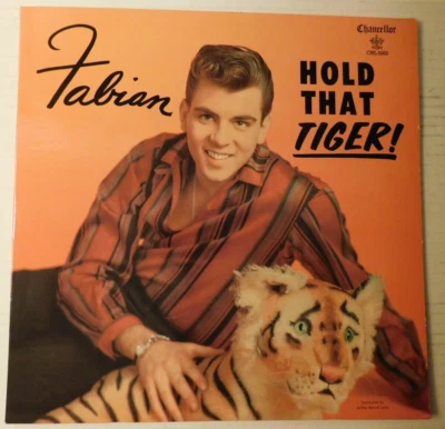 LP Fabian "Hold That Tiger" CHL-5003 Chancellor Records - Image 1 of 4