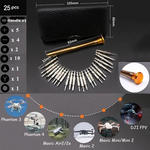 For DJI FPV Mavic AIR2/ 2S/ Mini2/ 1 Genie 34Pro Drone Screwdriver Repair Tools - Picture 1 of 10