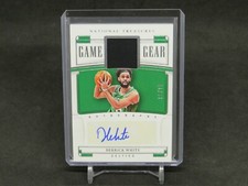 2022-23 PANINI NATIONAL TREASURES DERRICK WHITE GAME GEAR PATCH AUTO /99 AS3