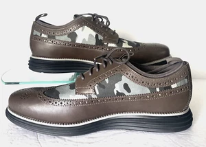 Cole Haan Men's ØriginalGrand Longwing Neoprene Oxford Grey Camo Shoes  US 14 - Picture 1 of 9