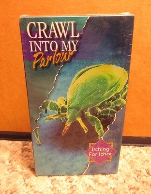 CRAWL INTO MY PARLOUR documentary Red Spider Mites NEW fleas VHS arthropods  - Image 1 of 3