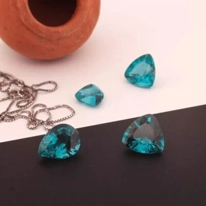 20 Ct 4 Pcs Certified Natural Blue Paraiba Tourmaline Loose Gemstone Mix Cut - Picture 1 of 3
