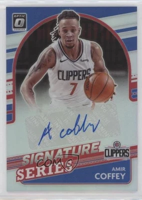 2021 Panini Donruss Optic Signature Series Holo Prizm Amir Coffey #SS-ACF Auto - Image 1 of 2