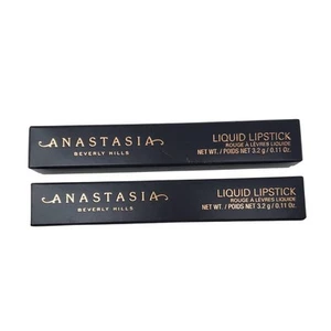 Anastasia Beverly Hills Liquid Lipstick Poet Dusty Mauve Matte Set of 2 New - Picture 1 of 8