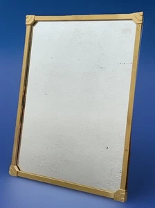 Original Vintage Art Deco. Brass Framed. Mirror Lovely Condition..FREE DELIVERY - Picture 1 of 7
