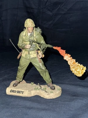 McFarlane 2008 Call of Duty Marine Corp Flamethrower Battle Peleliu 532 Figure - Image 1 of 4