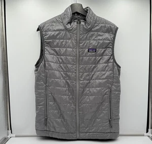 Patagonia Nano Puff Weste Herren M grau Bing bestickt leicht isoliert - Bild 1 von 13