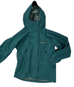 LL Bean All Conditions Gore-Tex Hooded Waterproof Rain Jacket Mens Large Vintage - Picture 1 of 8