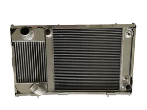 Aluminum Radiator&Intercooler Fit LAND ROVER Discovery 200TDI 2.5L 1989-1998 - Picture 1 of 12