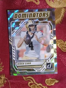 Derek Carr 2025 Donruss NFL Football Dominators #DOm-dcr New Orleans Saints - Picture 1 of 1