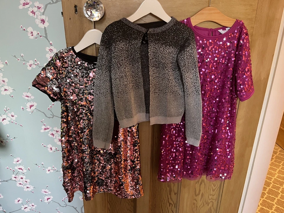 Girls party clothes bundle Age 7-8 years Primark & Tu  - Image 1 of 3