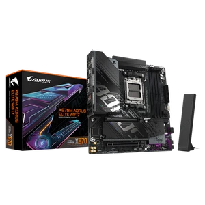 GIGABYTE X870M AORUS ELITE WIFI7 AM5 DDR5 Motherboard - Picture 1 of 5