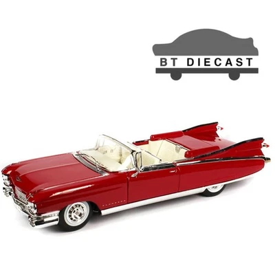 MAISTO PREMIERE EDITION 1959 CADILLAC ELDORADO 1/18 DIECAST MODEL RED 36813 - Image 1 of 2