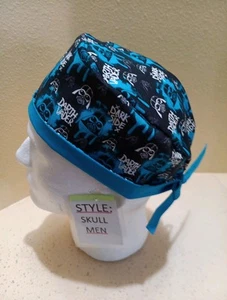 Star Wars Darth Vader Dark Side Men's Skull/Chemo Surgical Scrub Hat/Cap - Picture 1 of 7