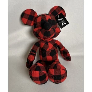 Disney Mickey Mouse American Eagle Special Edition Plüsch Puppe roter Büffel kariert - Bild 1 von 8