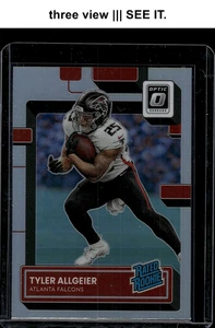🔘PRIZM TYLER ALLGEIER RC 2022 Panini Optic RC Rated Rookie Silver Holo 278 - Bild 1 von 7