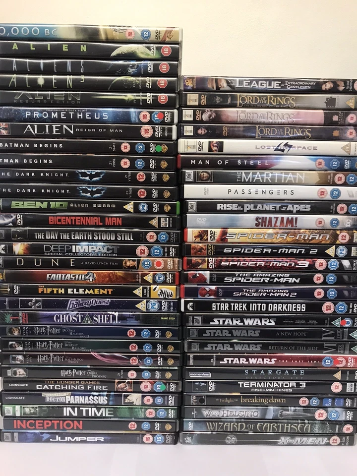 Sci-Fi & Fantasy Film DVDs - Choose From List - Discount for Multiple Purchases - Image 1 of 1