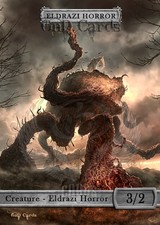 3x Eldrazi Horror #1 Custom Altered Tokens GnD Cards