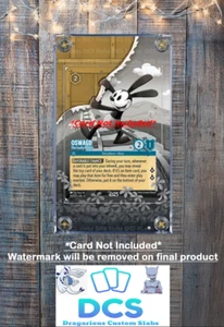 Disney Lorcana D23 Expo Collection Oswald The Lucky Rabbit #6 Promo Custom Case - Picture 1 of 5