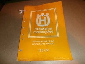 Oldtimer 1/1977 Husqvarna Motorrad Ersatzteile Handbuch 125CR - Bild 1 von 8