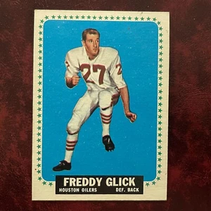 Juego 1964 Topps AFL Freddy Glick Rookie raro SP #74 engrasadores - como nuevo *alta calidad* - Imagen 1 de 2