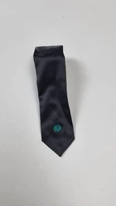 DIESEL TIshaziel Mens Formal Wedding Necktie Woven 100% Silk Black Tie - Picture 1 of 7