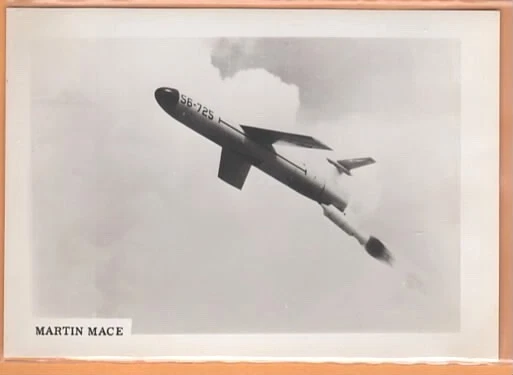 3-1/2" X 5" B/W photo of Martin Mace missile - Image 1 of 1