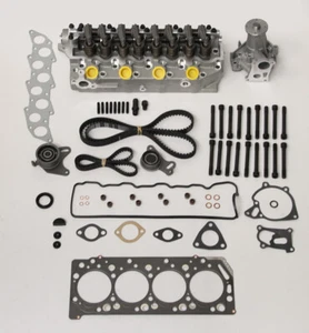 Cylinder Head Kit with Water Pump and Timing Belt Kit for Mitsubishi 2.5 TD 4D56 - Picture 1 of 5