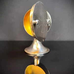 Ecclesiastical Silver Plated Brass Vintage Monstrance “Ostensoir” - Picture 1 of 6
