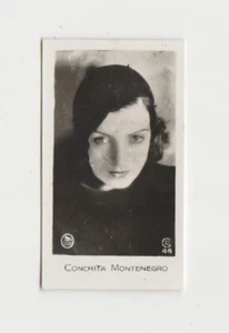 Conchita Montenegro 1932 Bridgewater Film Stars Small Trading Card -Series 1 #44 - Picture 1 of 2