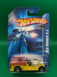 Hot Wheels 2007 Old Number 5,5 amarillo 191/223 - Imagen 1 de 10
