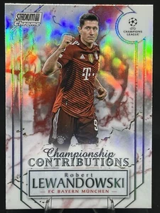 2021-22 Stadium Club Cromo Robert Lewandowski #CC-RL Campeonato Contribuciones - Imagen 1 de 2