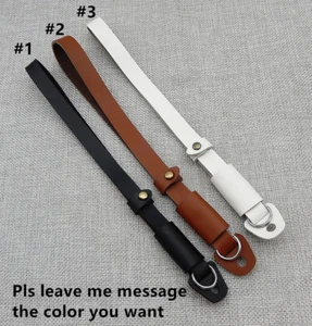 Genuine Leather Handle Belt Grip Wrist Digital Camera Strap For DSLR SLR - Picture 1 of 6