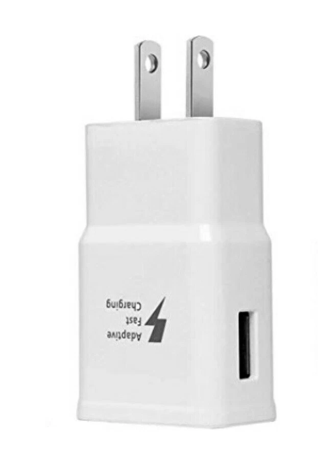 Adaptive Fast Rapid 2A Wall/Travel Plug Charger For Samsung A71 A70 A50  White - Image 1 of 1