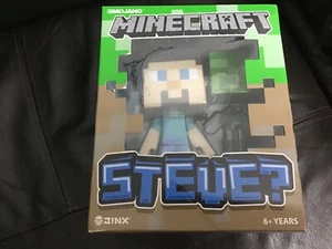 Mojang Minecraft jinx Steve vinyl figurine new in box read notes - Picture 1 of 7