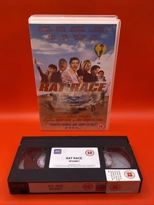 Rat Race VHS Video Rowan Atkinson John Cleese Whoopi Goldberg Ex Rental - Image 1 of 4