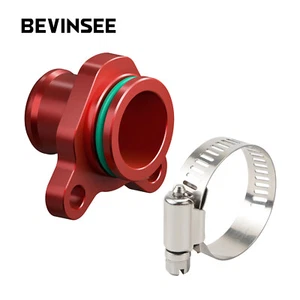 Coolant Port Flange Fitting For BMW N54 N52 N55 N20 X1 X3 X5 X4 X6 Z4 325i 335i - Picture 1 of 8