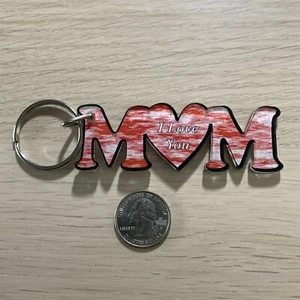I Love You Mom Mother Mirror Keychain Key Ring #41885 - Picture 1 of 2
