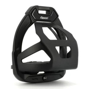 Junior Safe-On Stirrup with Incline Ultra Grip Tread & Toe Cage - Picture 1 of 2