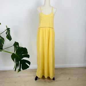 Ripcurl Beach Maxi Yellow Dress Size 8 - Picture 1 of 6